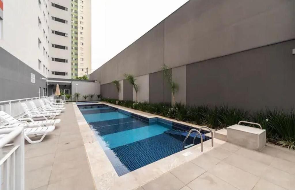 Refinado Studio No Bras Com Piscina/Metro Bras Сан-Пауло Экстерьер фото