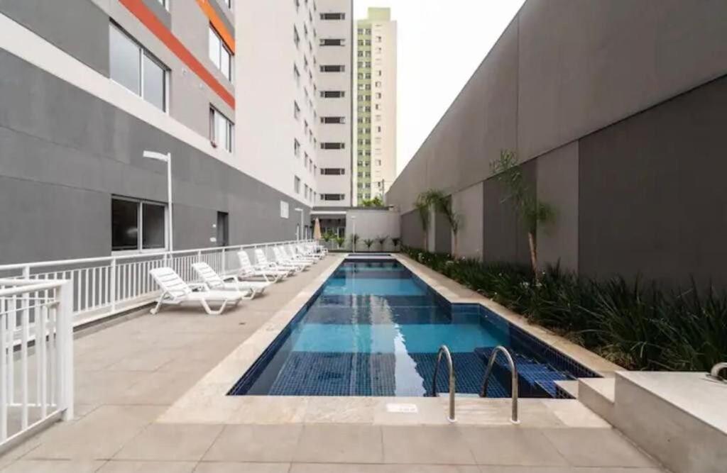 Refinado Studio No Bras Com Piscina/Metro Bras Сан-Пауло Экстерьер фото